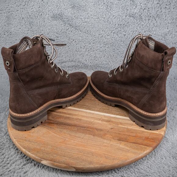 TIMBERLAND Courmayeur Valley 6-inch Hiking Boots A23UY Brown Women's Size 8 - Picture 5 of 7